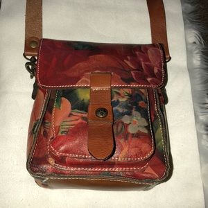 Patricia Nash Floral Multicolor Satchel